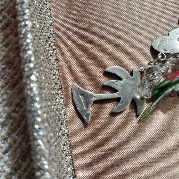 Vintage Lucy Issacs Sterling Rainforest Necklace - Picture 10 of 16